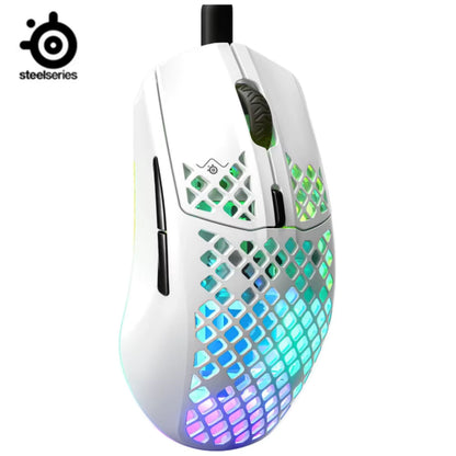 SteelSeries Aerox 3 - Holey RGB Gaming Mouse - Ultralekka, wodoodporna konstrukcja - Optyczny czujnik TrueMove Core o rozdzielczości 8500 DPI