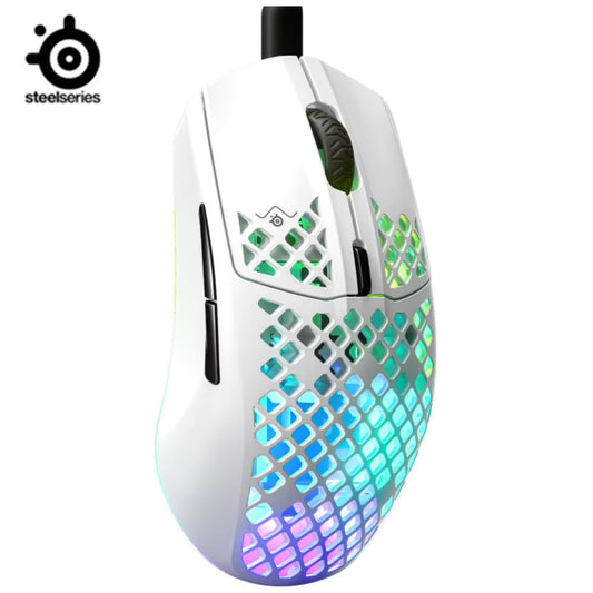 SteelSeries Aerox 3 - Holey RGB Gaming Mouse - Ultralekka, wodoodporna konstrukcja - Optyczny czujnik TrueMove Core o rozdzielczości 8500 DPI
